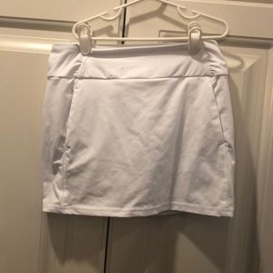 White Athletic skirt